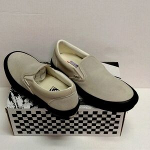 Vans Tan/black Slip-On pro